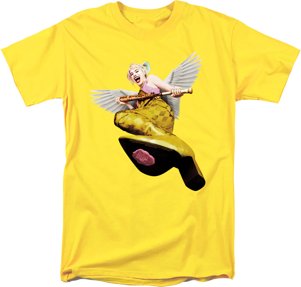 Harley Quinn Kick Birds Of Prey T-Shirt