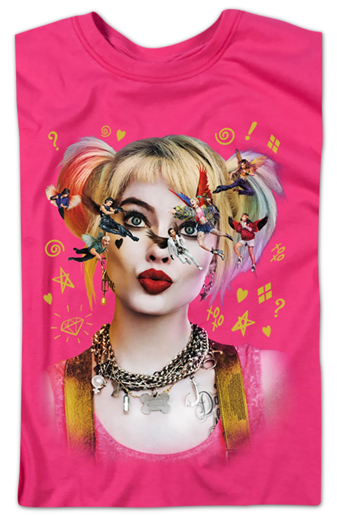 Harley Quinn Movie Poster Birds Of Prey T-Shirt - Image 2