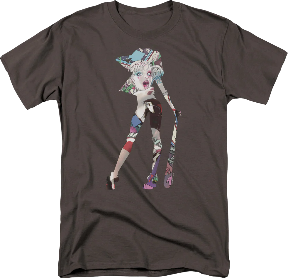 Harley Quinn Silhouette DC Comics T-Shirt