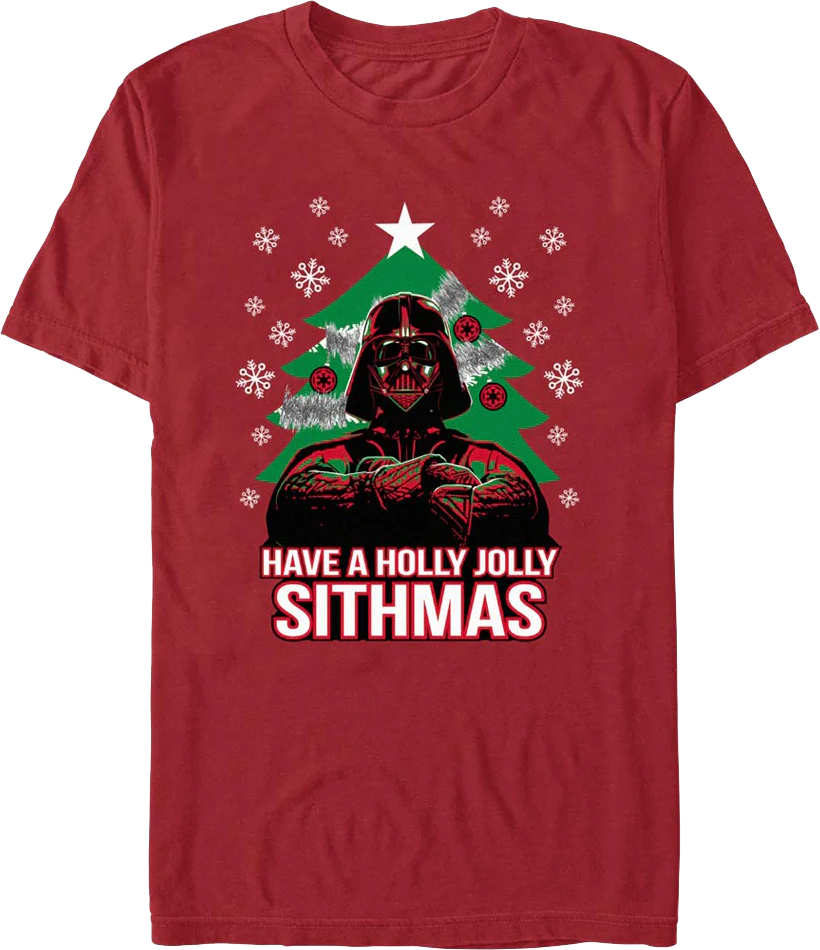 Have A Holly Jolly Sithmas Darth Vader Star Wars T-Shirt