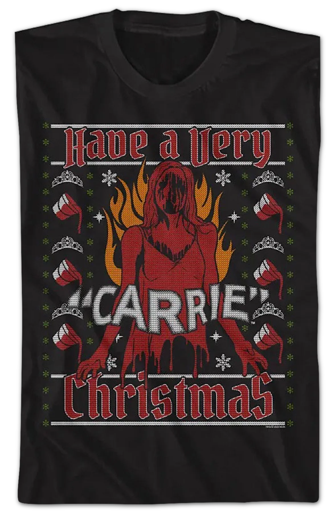 Have A Very Carrie Christmas Carrie T-Shirt - Image 2