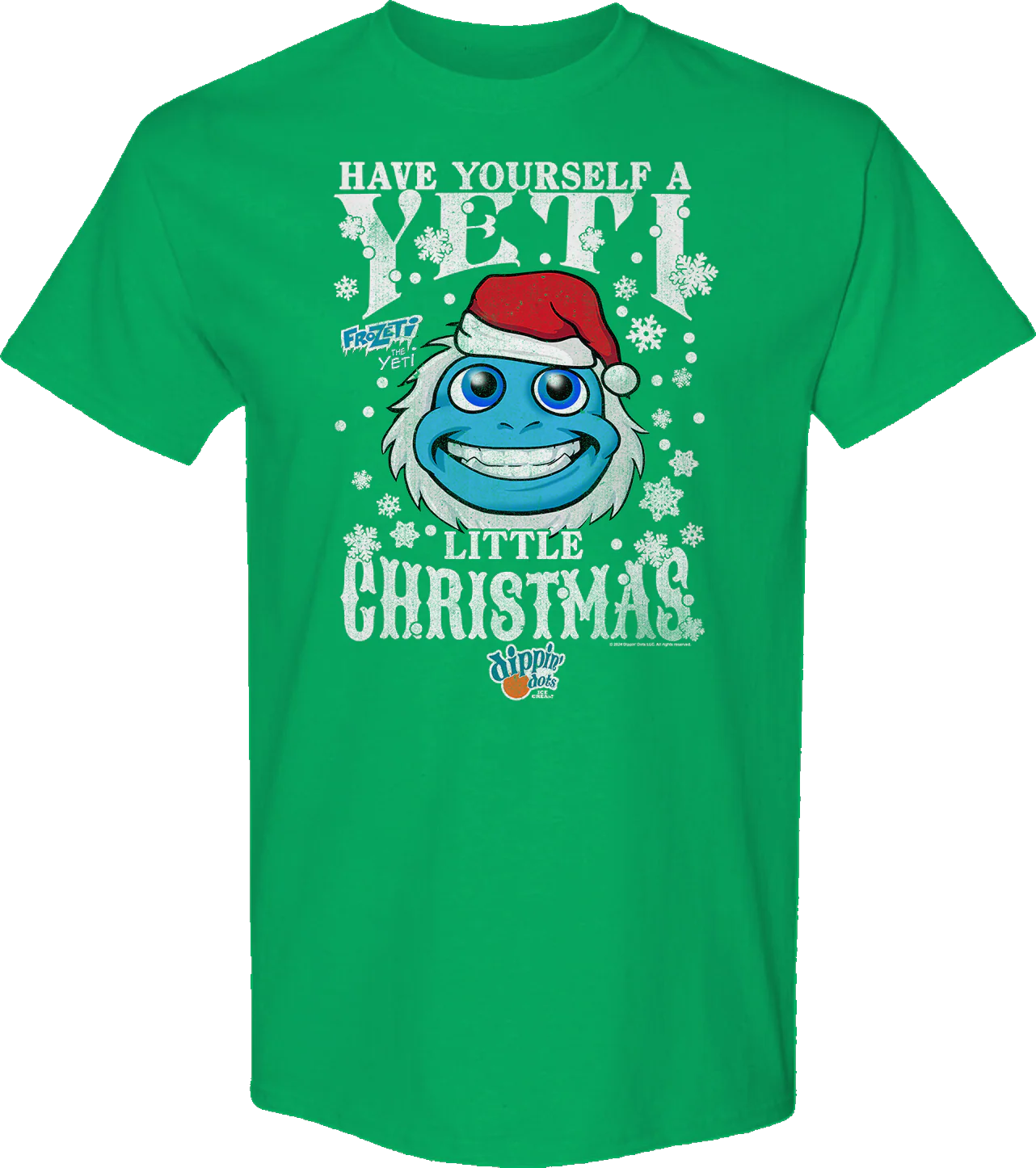 Have Yourself A Yeti Little Christmas Dippin' Dots T-Shirt