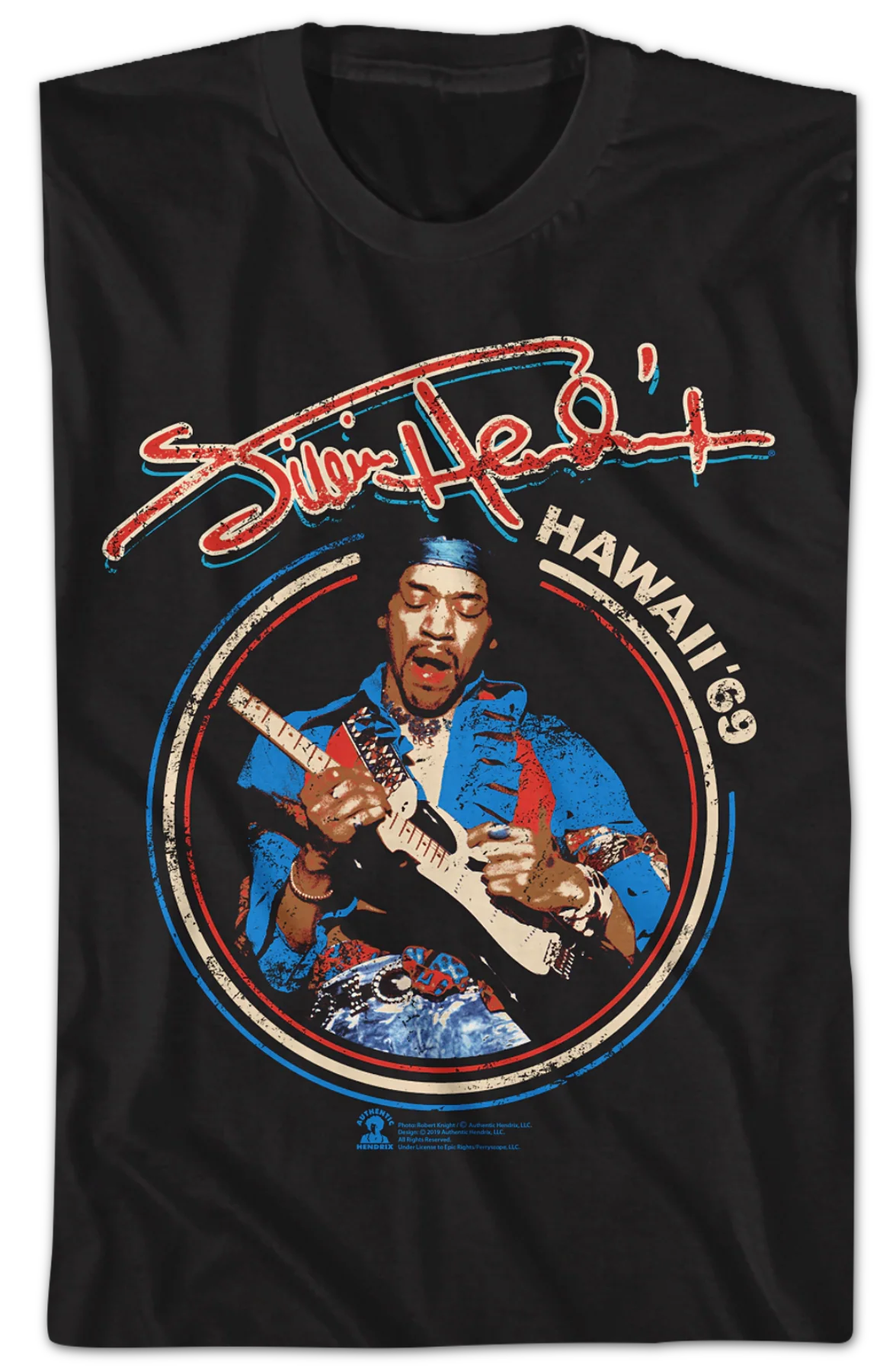 Hawaii '69 Jimi Hendrix T-Shirt - Image 2