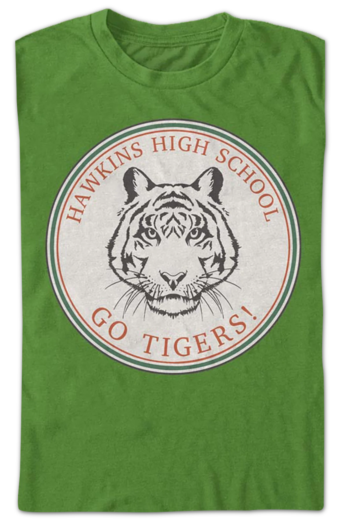 Hawkins High School Tigers Stranger Things T-Shirt - Image 2