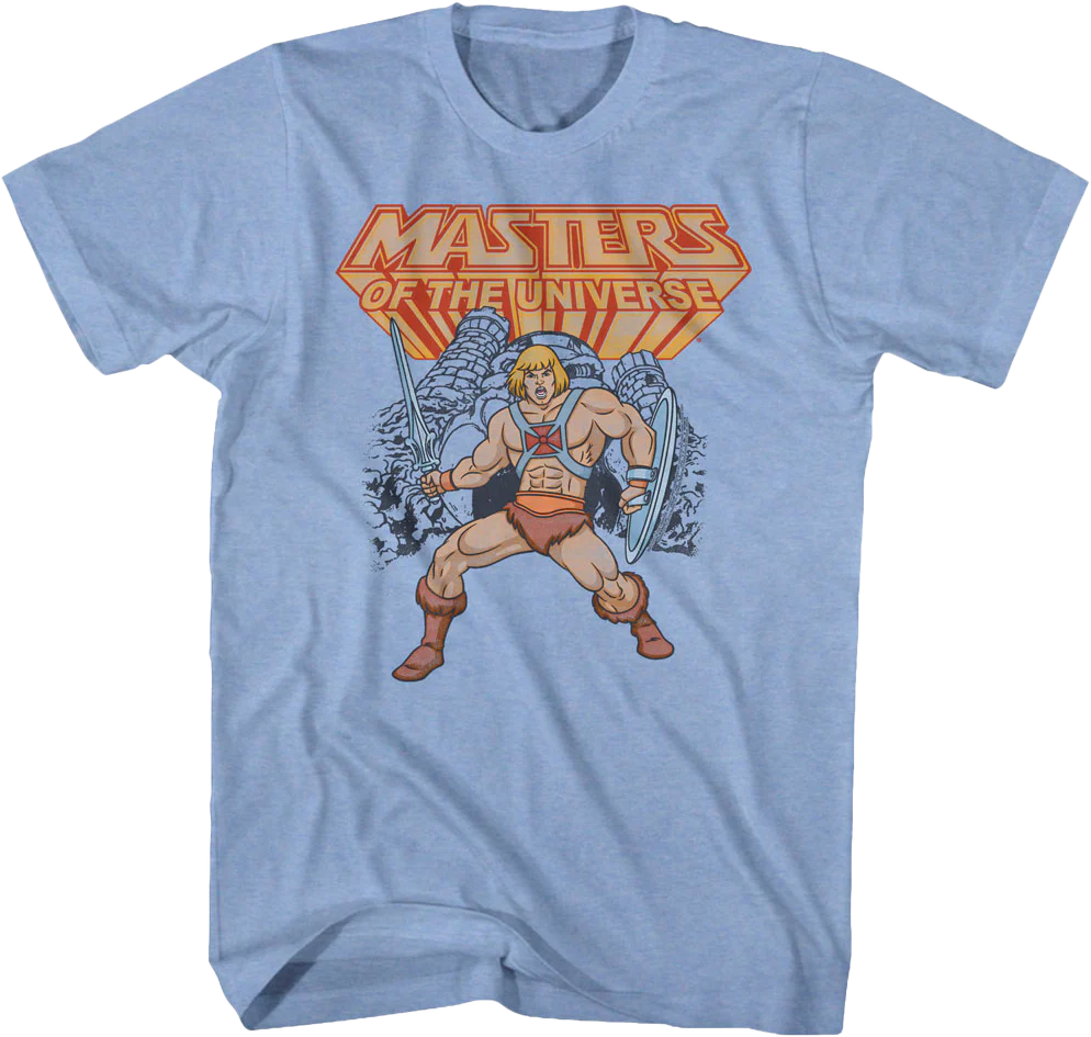 He-Man Action Pose Masters of the Universe T-Shirt