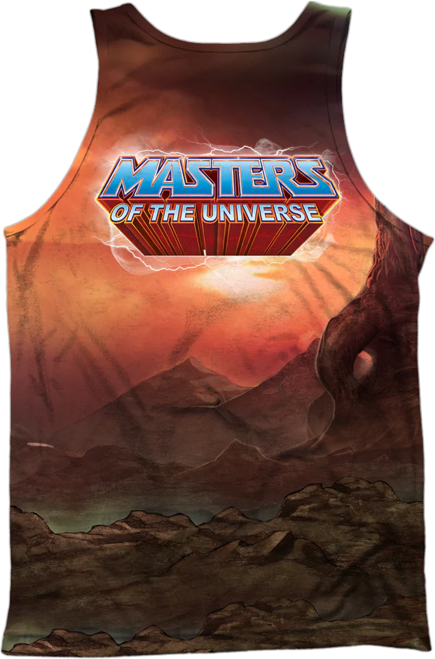He-Man and Skeletor Battle Masters of the Universe Tank Top - Image 3