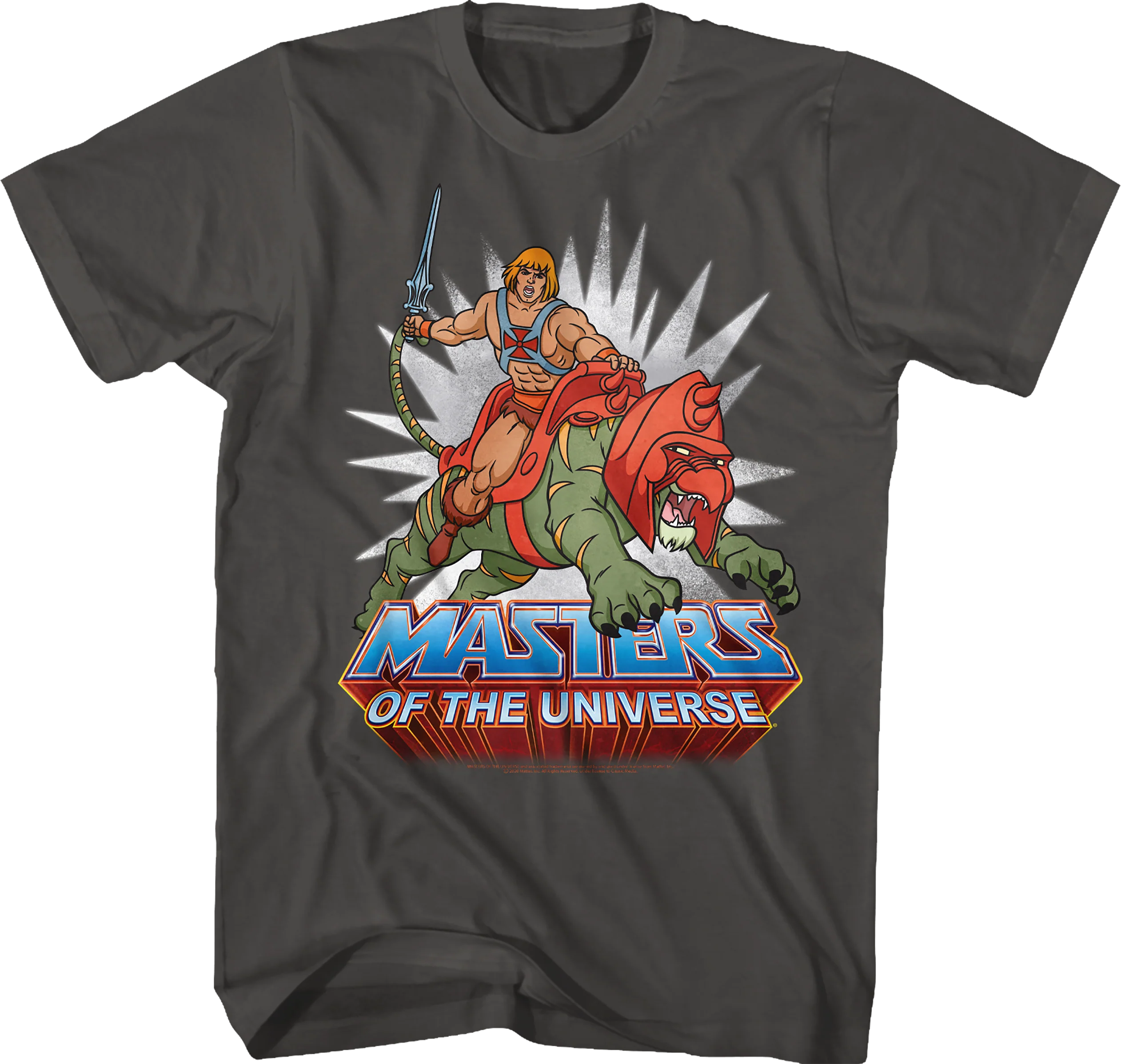 He-Man Rides Into Battle Masters of the Universe T-Shirt