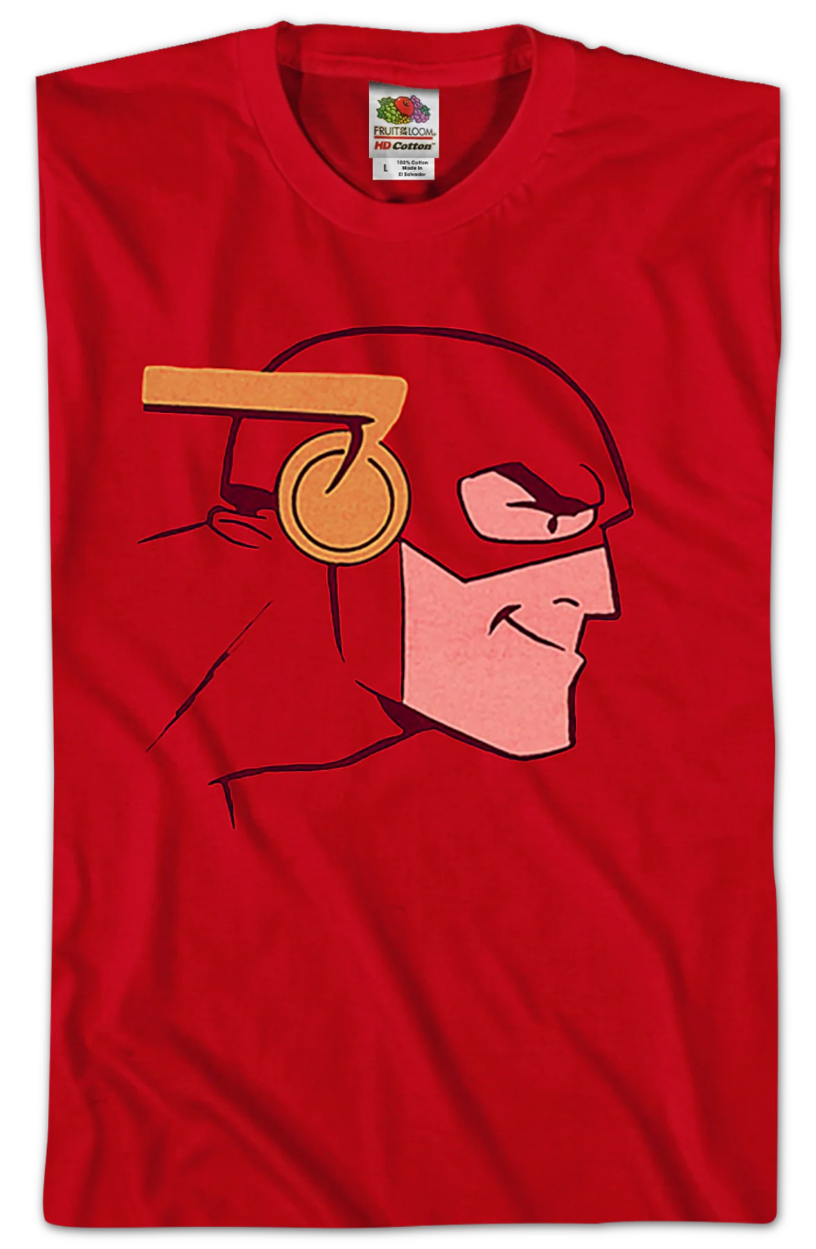 Head Shot Flash DC Comics T-Shirt - Image 2