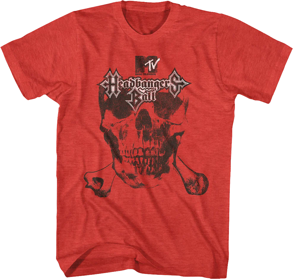Headbangers Ball Skull MTV Shirt