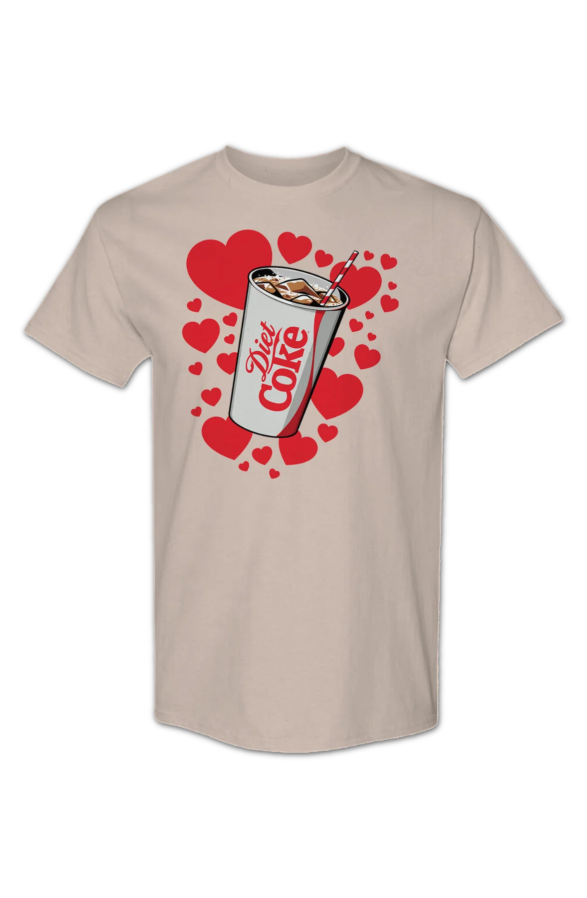 Hearts Diet Coke T-Shirt - Image 2