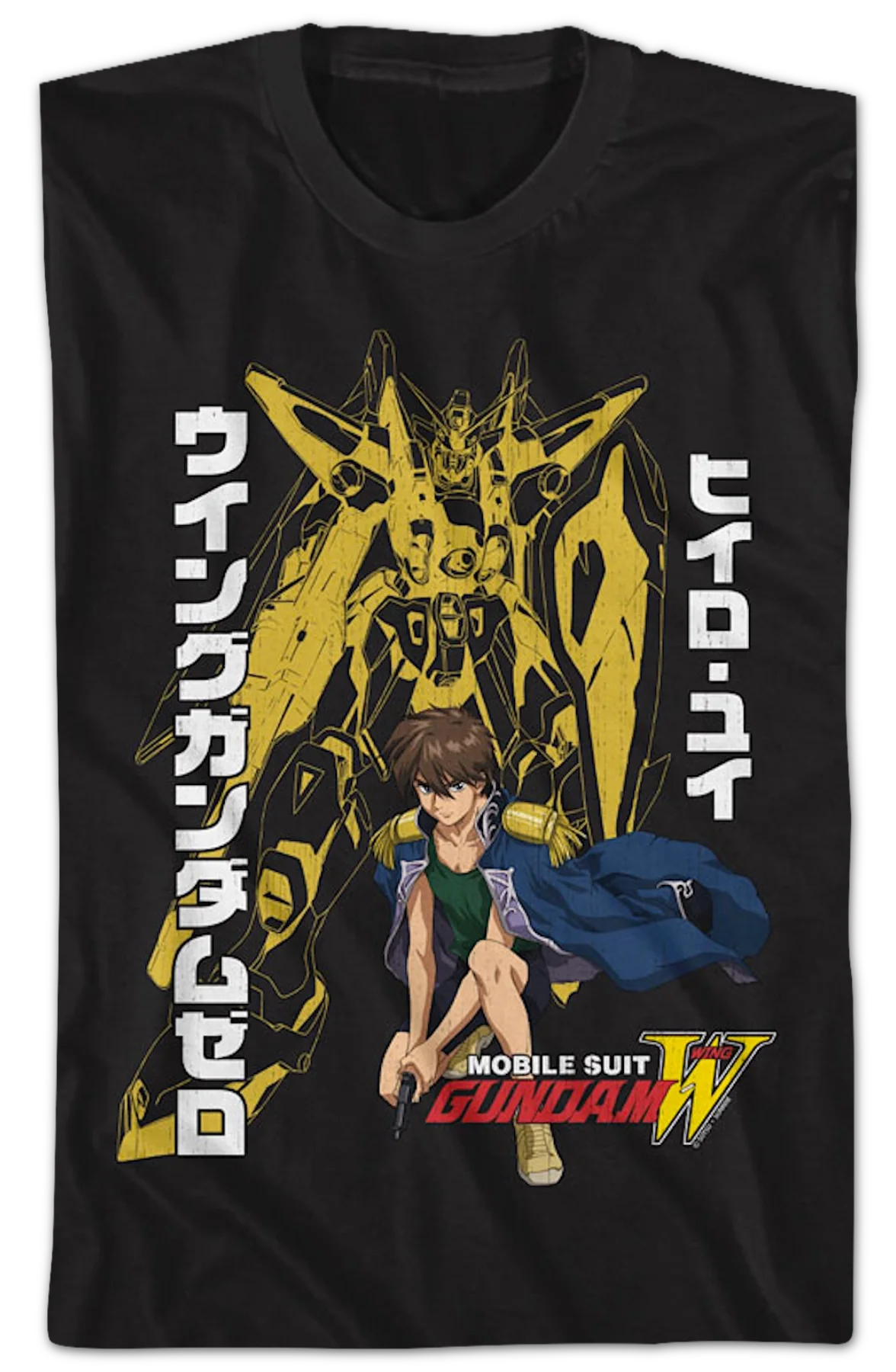 Heero Yuy Gundam T-Shirt - Image 2