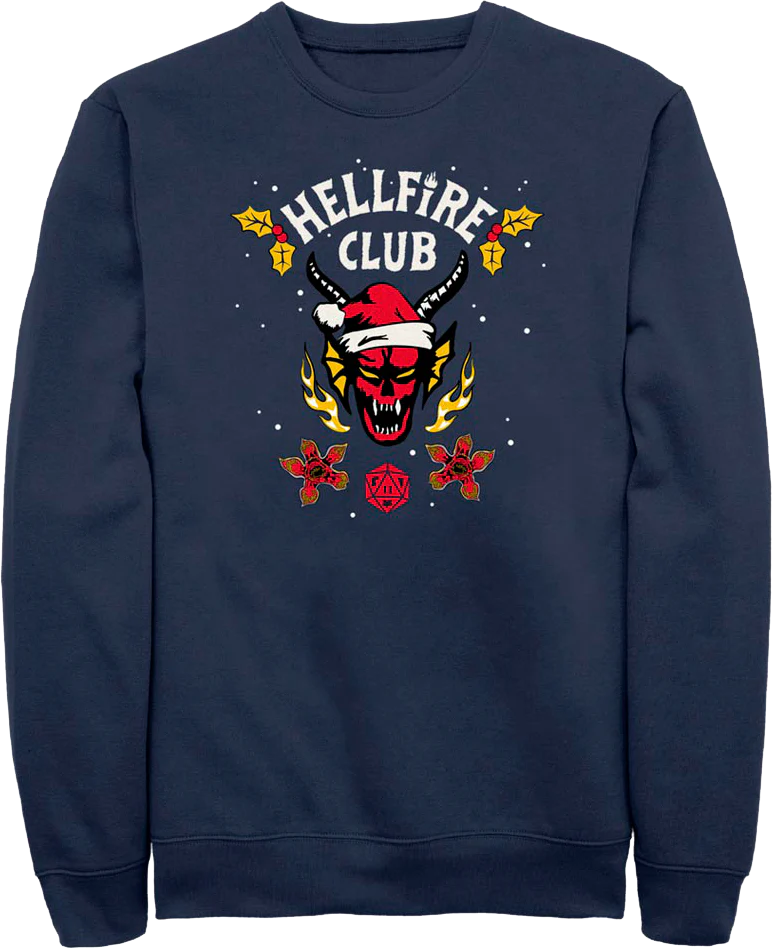 Hellfire Club Christmas Logo Stranger Things Sweatshirt