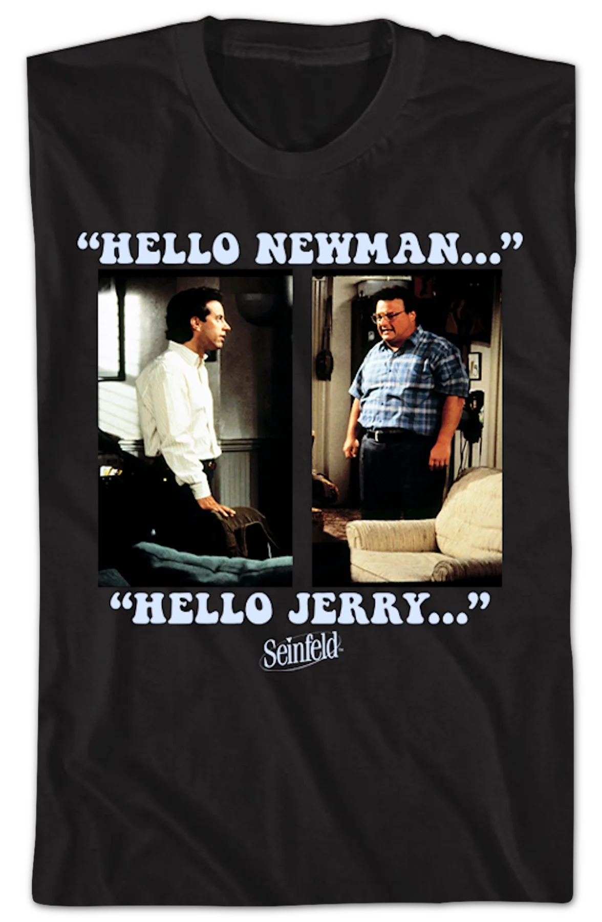 Hello Newman Hello Jerry Seinfeld T-Shirt - Image 2