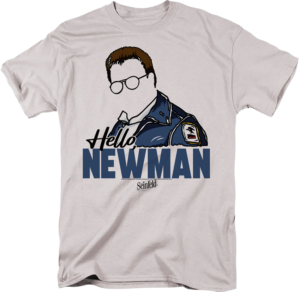 Hello Newman Outline Seinfeld T-Shirt