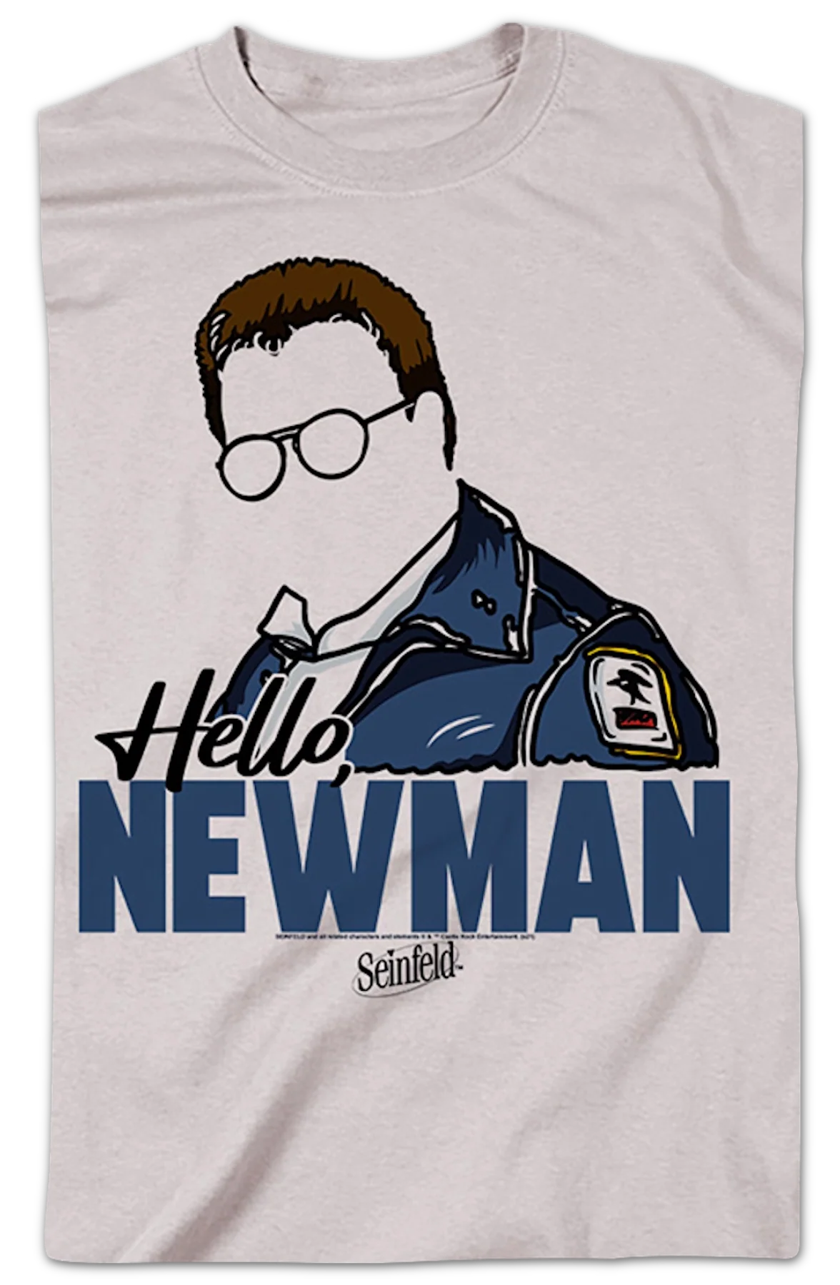 Hello Newman Outline Seinfeld T-Shirt - Image 2