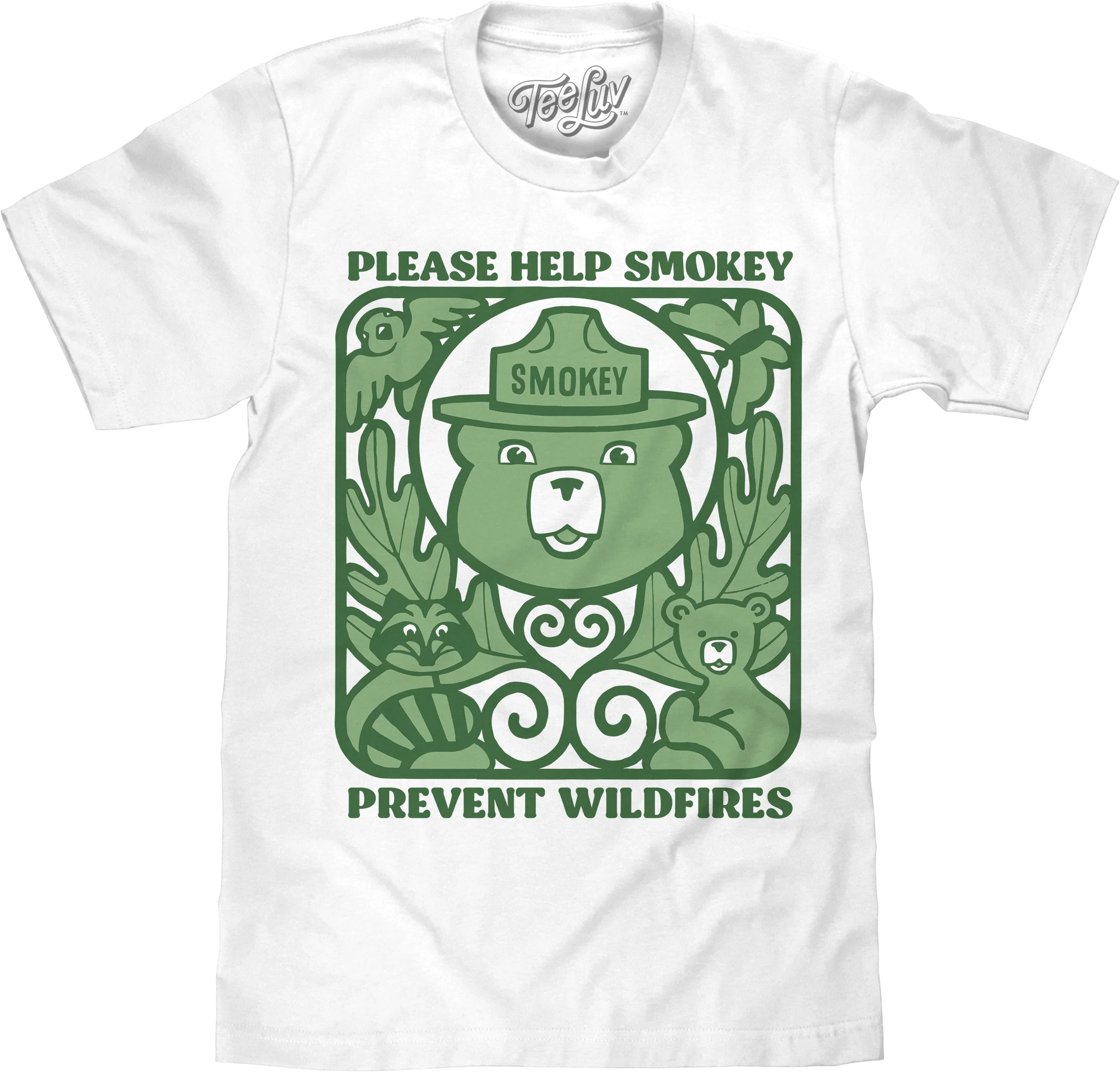 Help Prevent Wildfires Smokey Bear T-Shirt