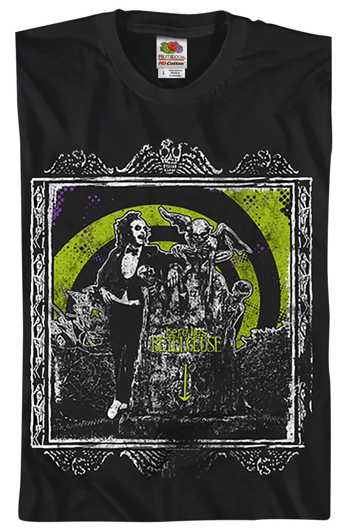 Here Lies Betelgeuse Beetlejuice T-Shirt - Image 2