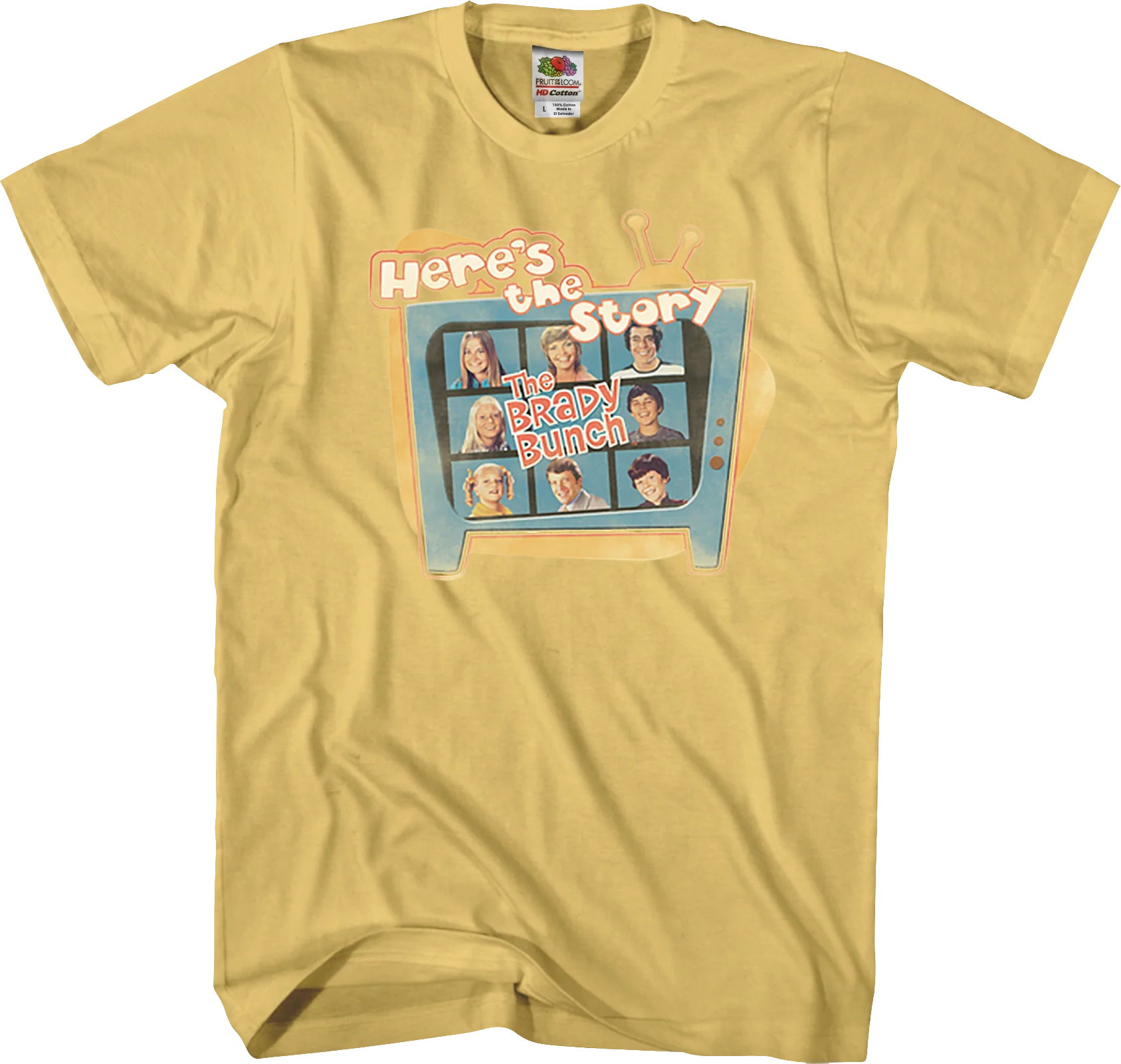 Here's The Story Brady Bunch T-Shirt