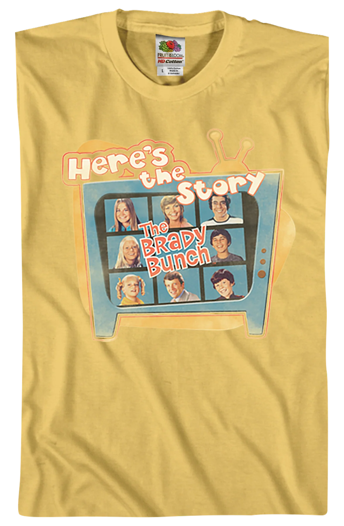 Here's The Story Brady Bunch T-Shirt - Image 2