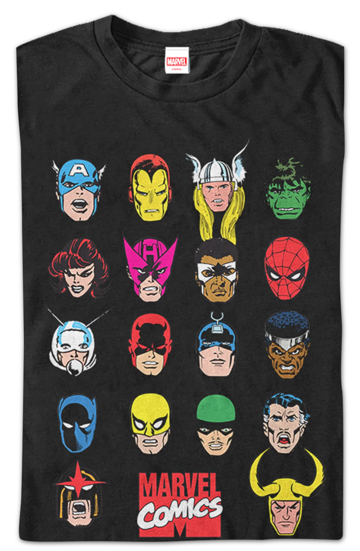 Marvel Comics Karnak T-Shirt Guest Starring Some Other Heroes - Image 2
