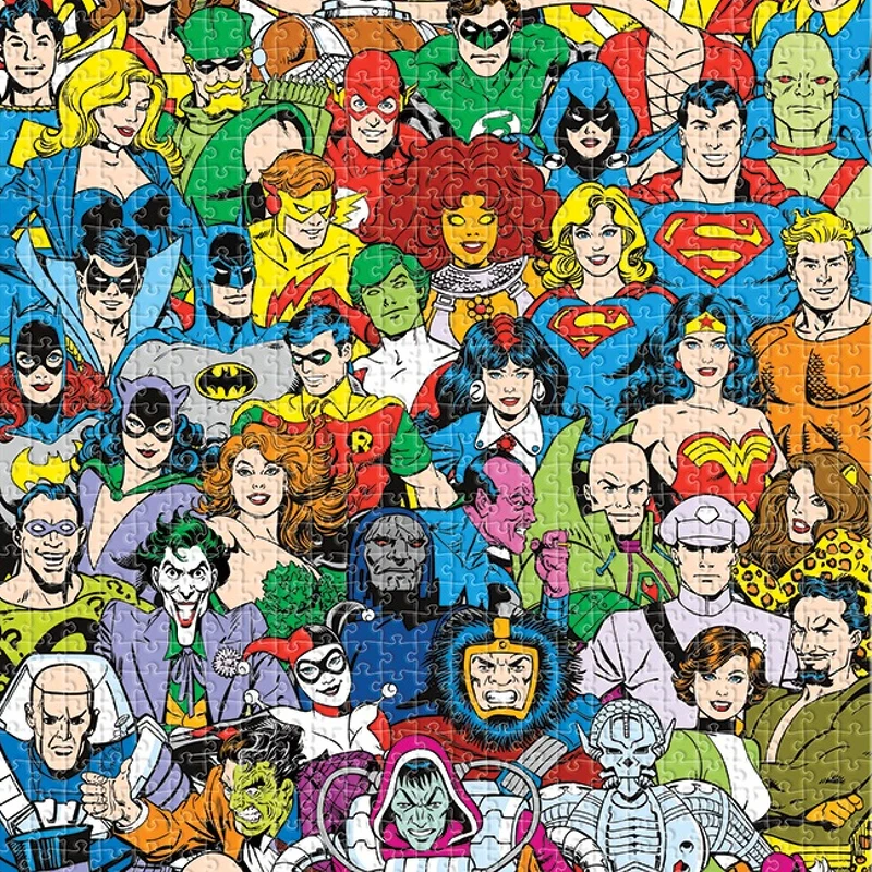 Heroes And Villains 1000 Piece DC Comics Puzzle