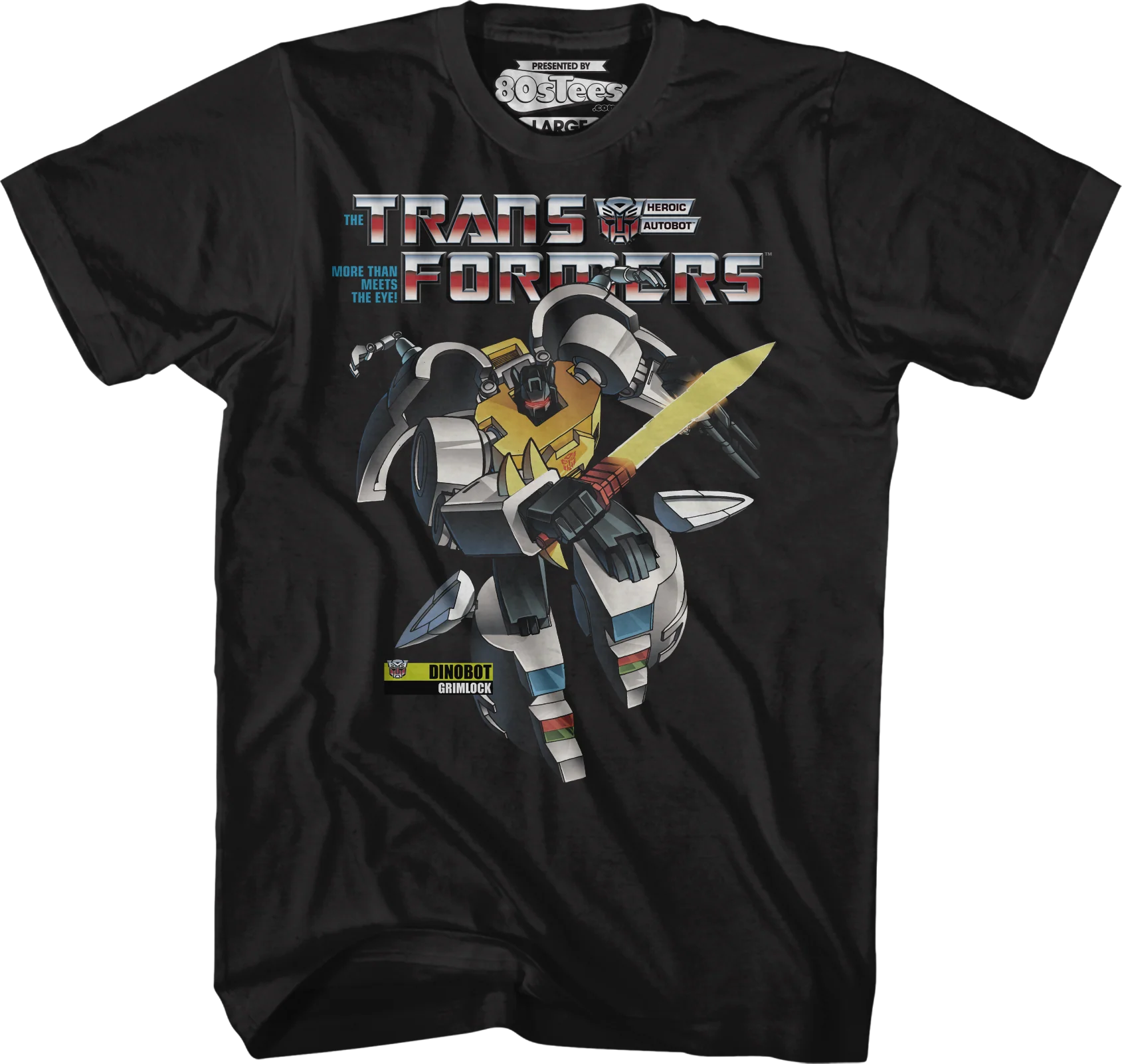 Heroic Dinobot Grimlock Transformers T-Shirt