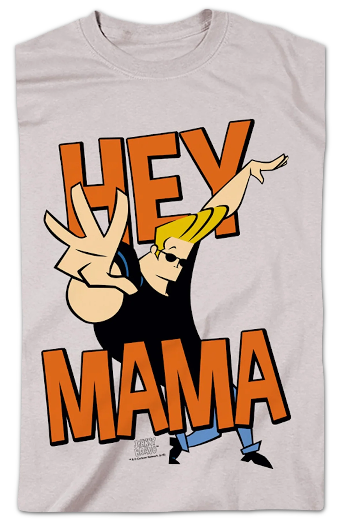 Hey Mama Johnny Bravo T-Shirt - Image 2