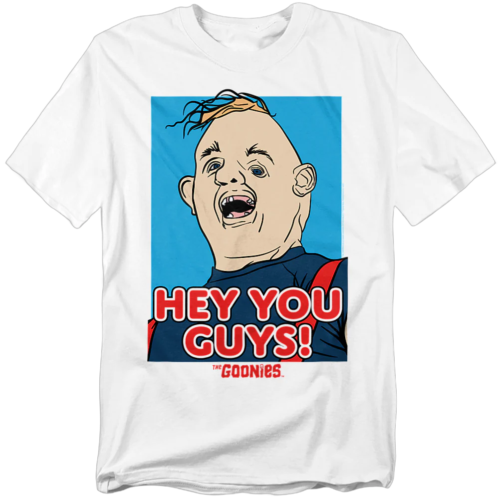 Hey You Guys Sloth Illustration Goonies T-Shirt - Image 2