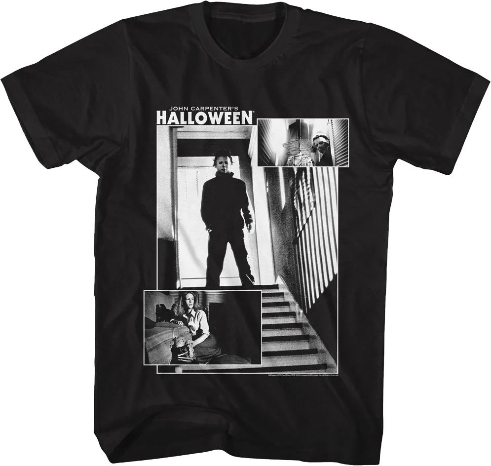 Hide And Seek Collage Halloween T-Shirt