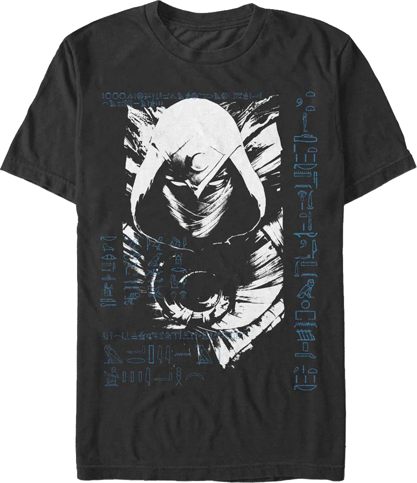 Hieroglyphs Moon Knight T-Shirt