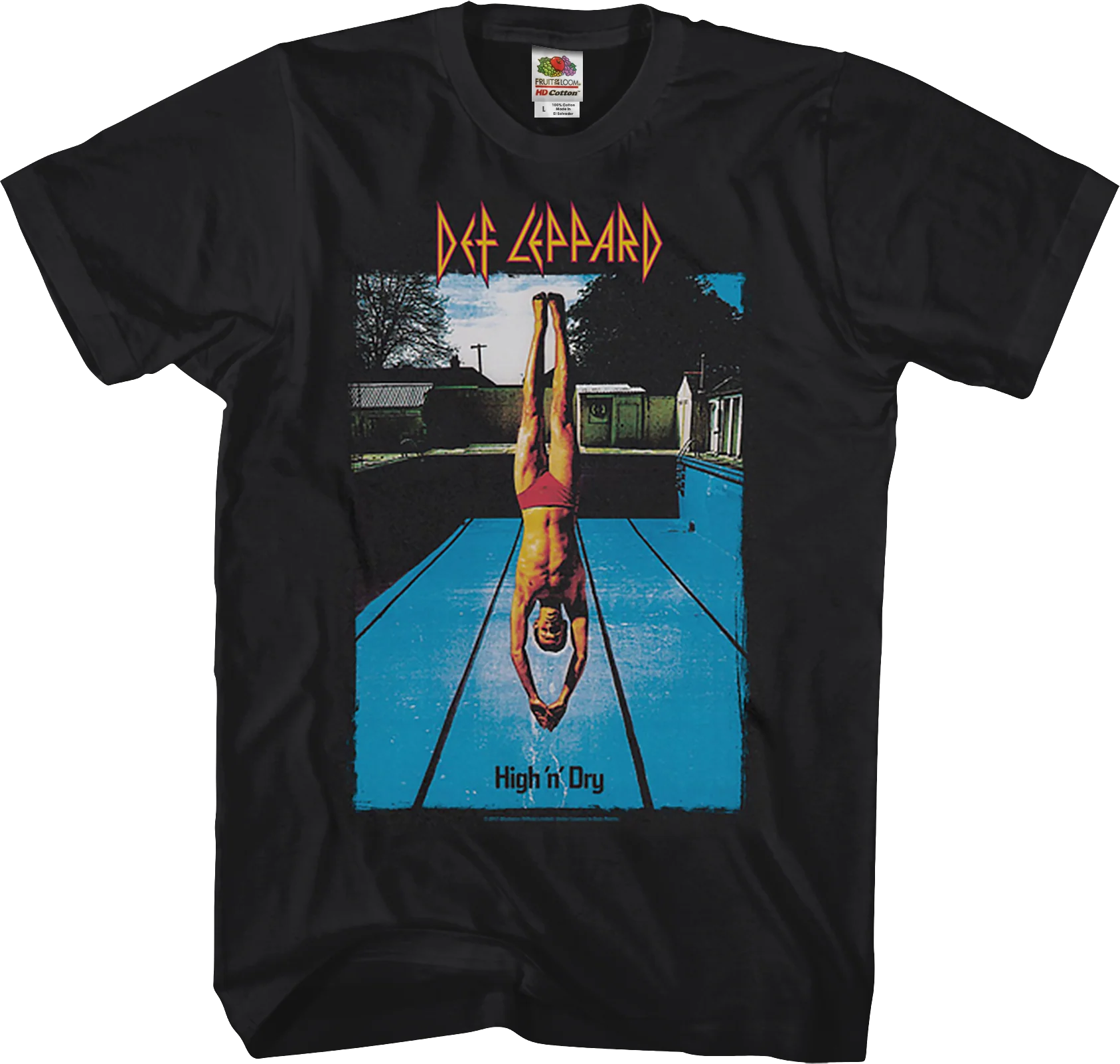 High 'n' Dry Album Cover Def Leppard T-Shirt