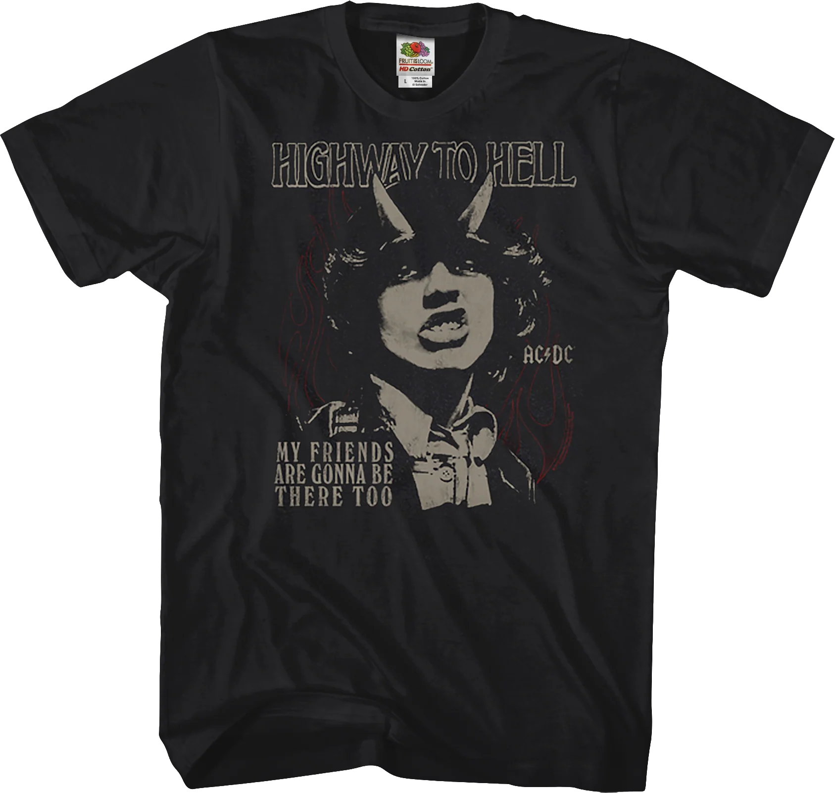 Highway To Hell My Friends Are Gonna Be There Too ACDC Shirt
