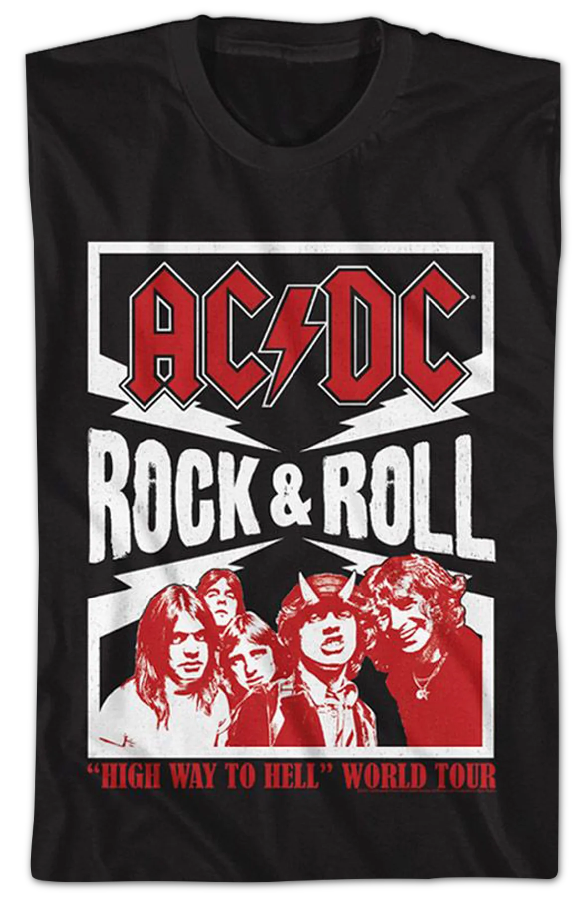 Highway To Hell World Tour ACDC Shirt - Image 2