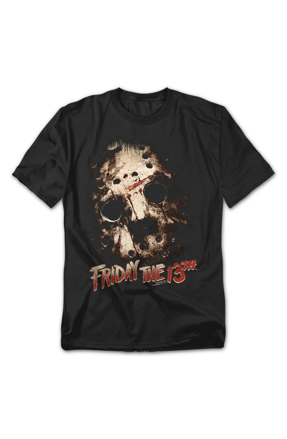 Hockey Mask Close-Up Friday the 13th T-Shirt - Image 2