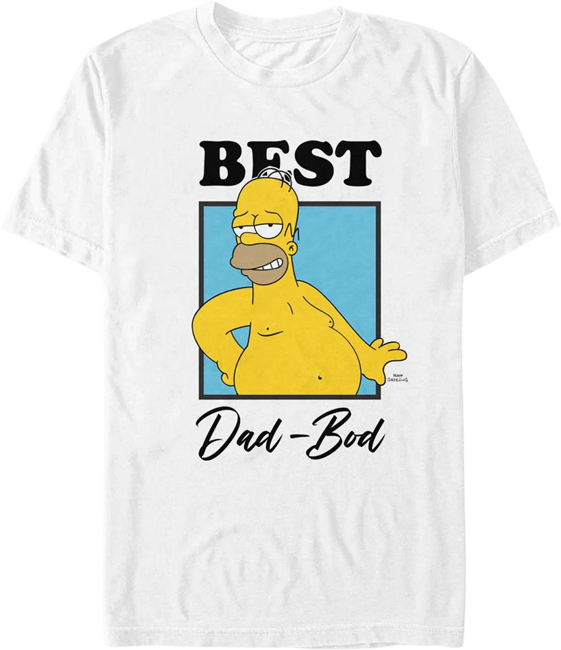 Homer Simpson Best Dad-Bod Simpsons T-Shirt