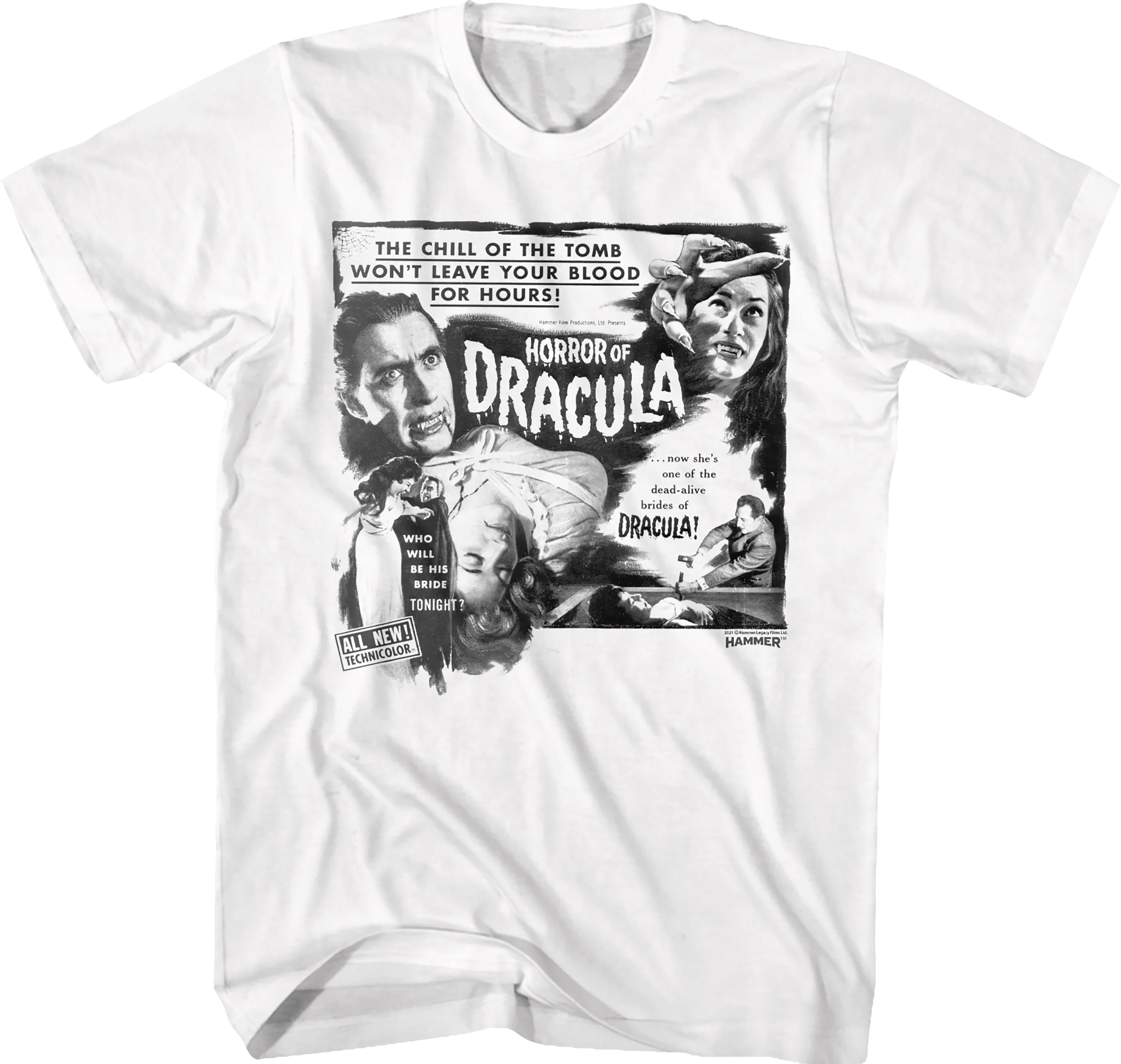Horror Of Dracula Hammer Films T-Shirt