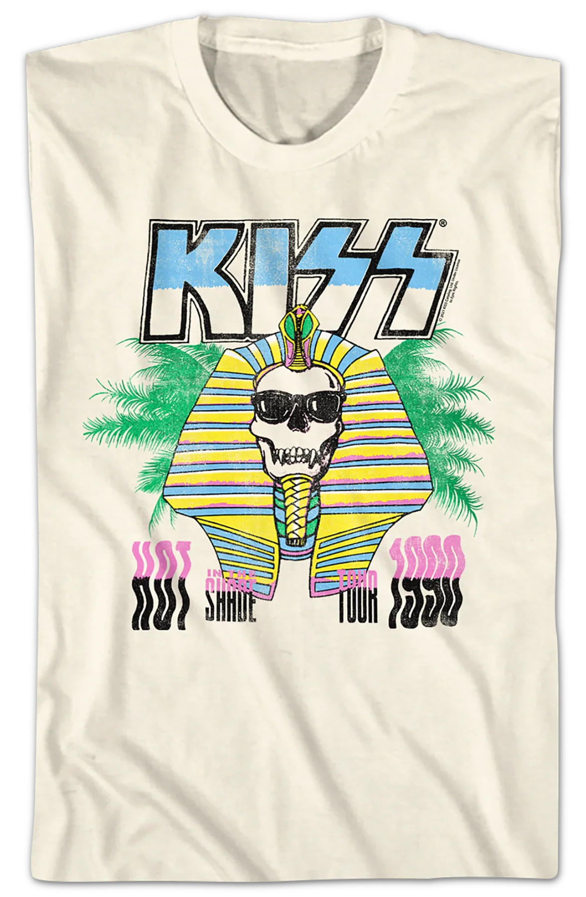 Hot Shade Tour 1990 KISS T-Shirt - Image 2