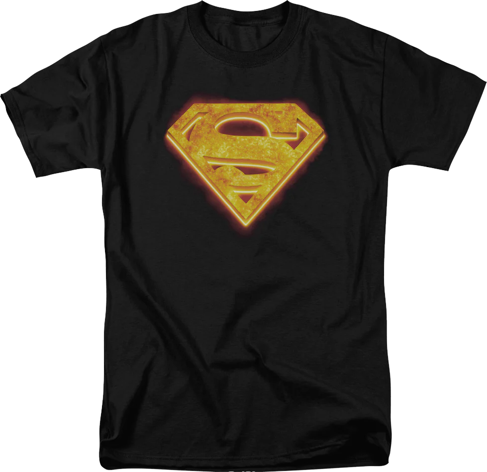 Hot Steel Logo Superman DC Comics T-Shirt