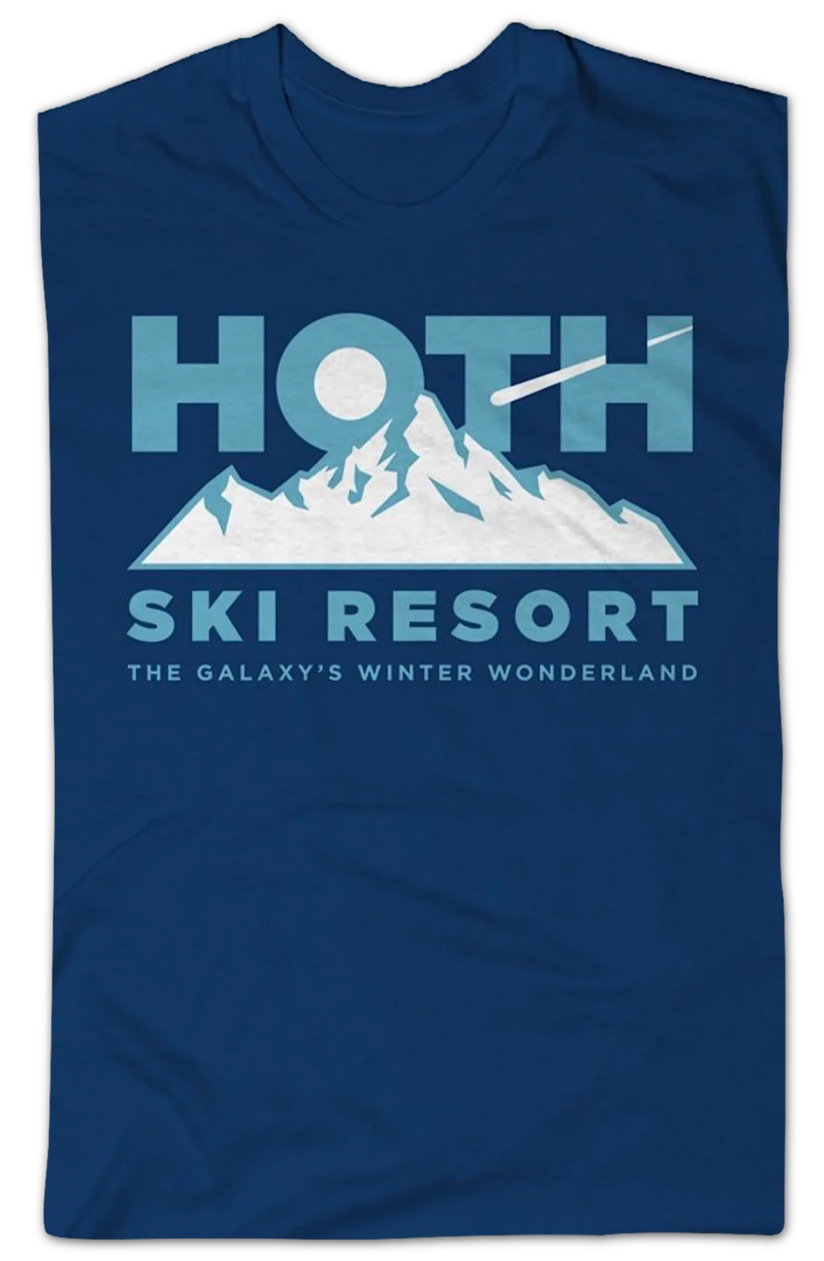 Hoth Ski Resort Star Wars T-Shirt - Image 2