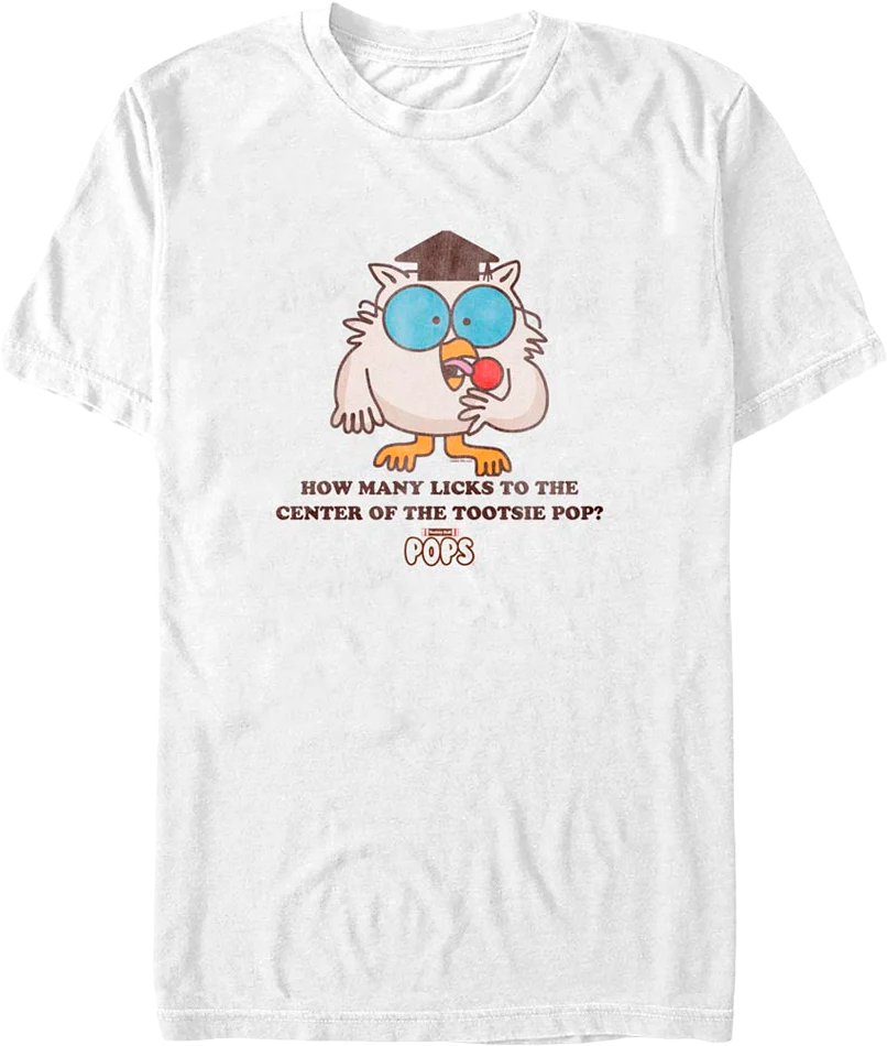 How Many Licks To The Center Tootsie Pop T-Shirt