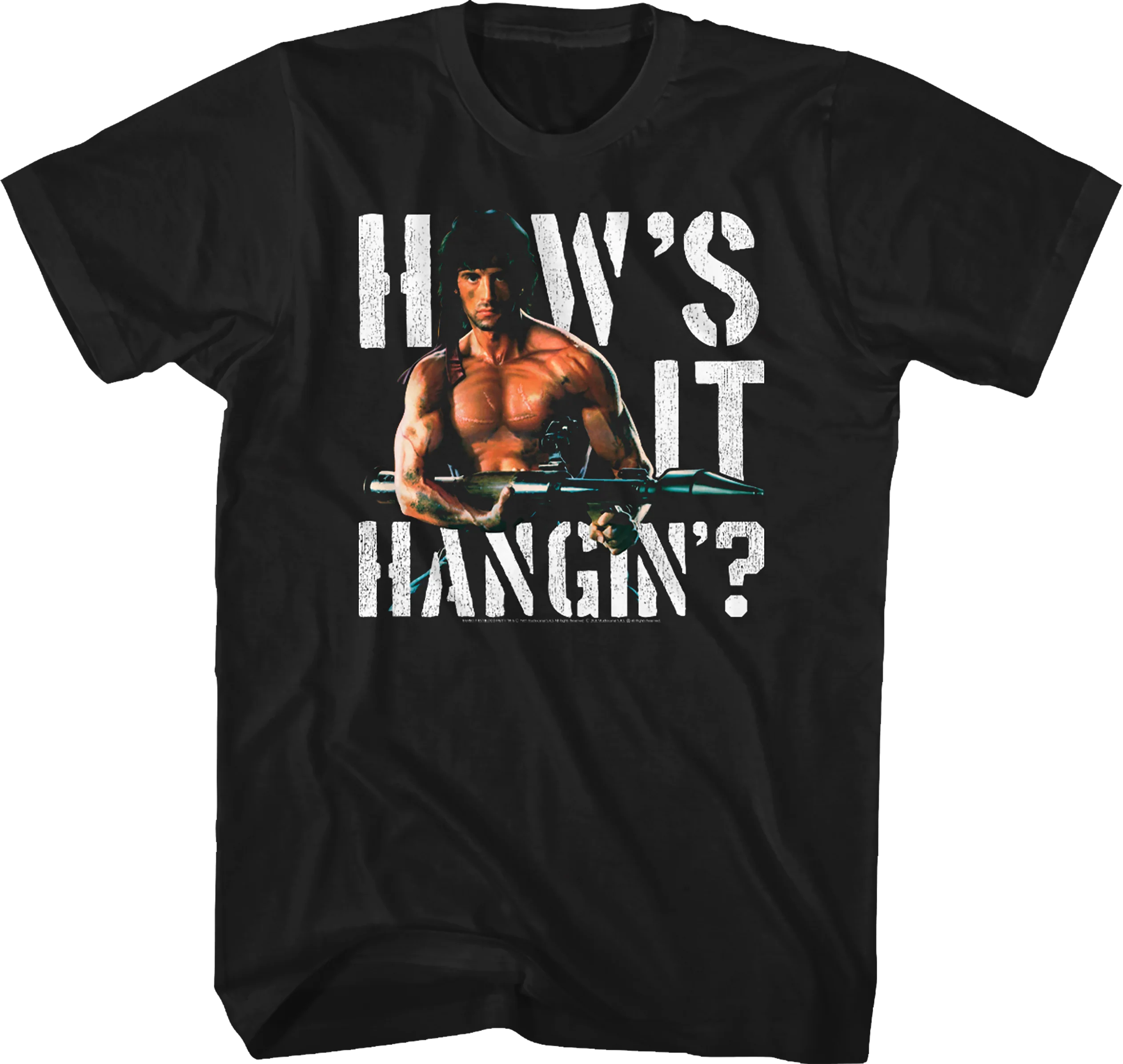 How's It Hangin' Rambo T-Shirt