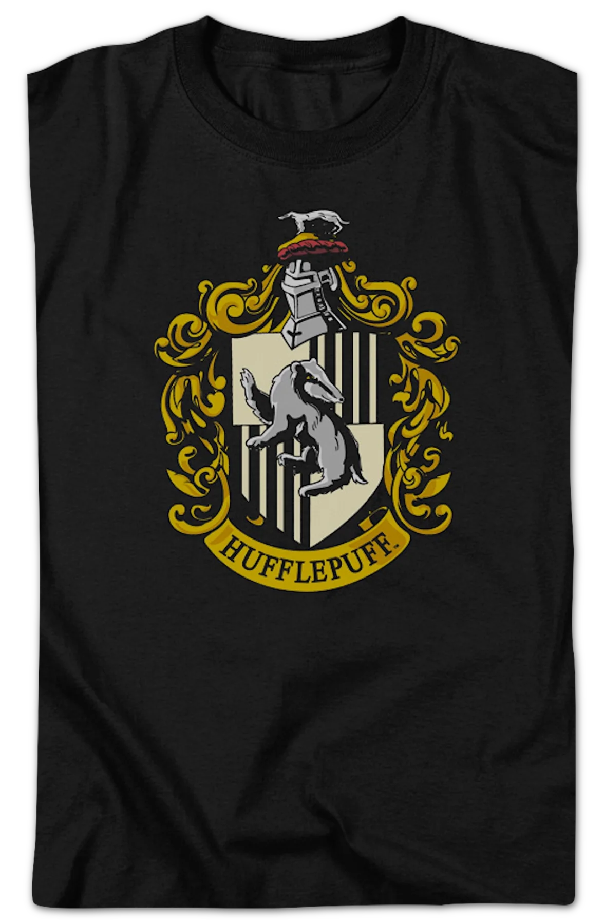 Hufflepuff Crest Harry Potter T-Shirt - Image 2