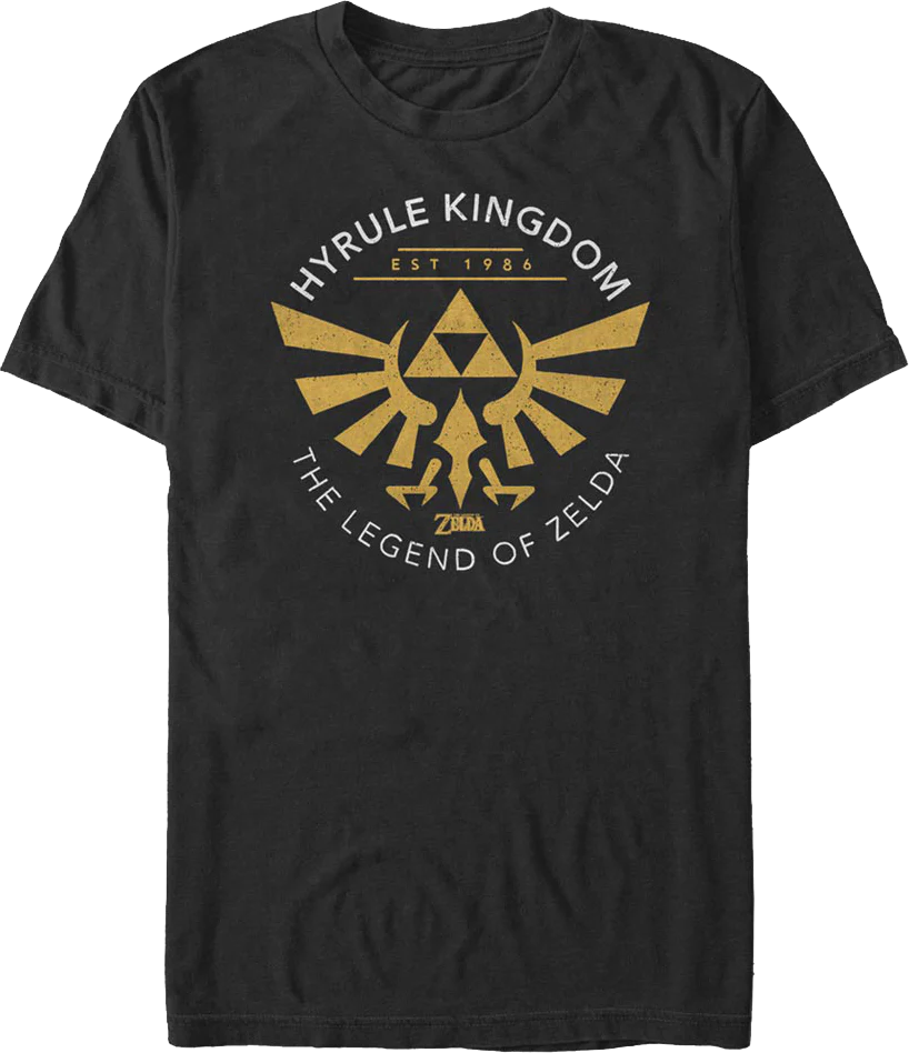 Hyrule Kingdom Est. 1986 Legend of Zelda T-Shirt