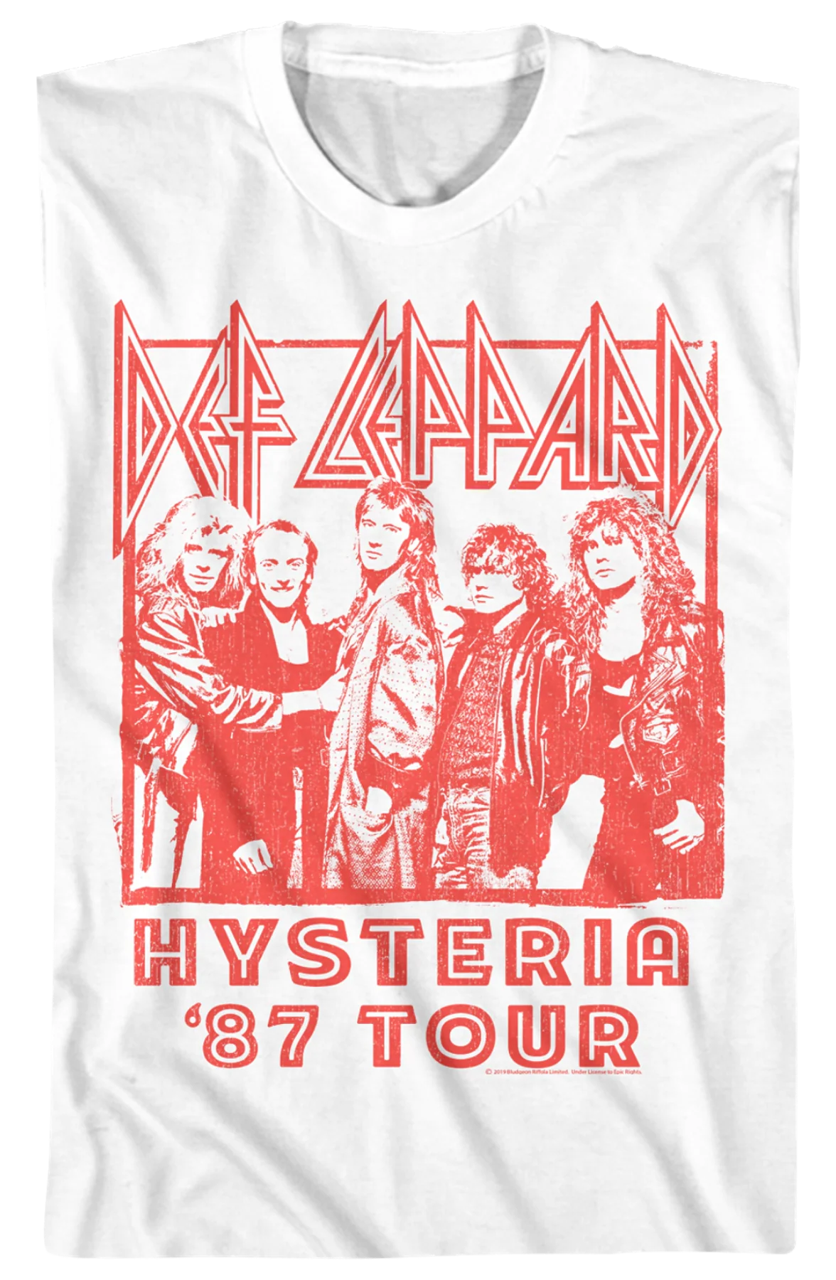 Hysteria '87 Tour Def Leppard T-Shirt - Image 2