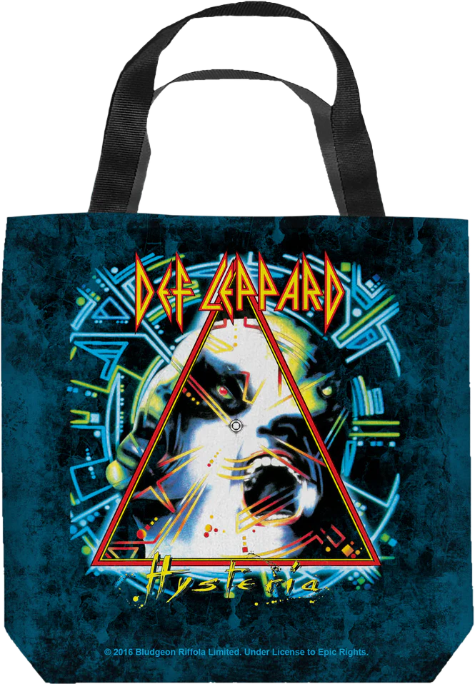 Hysteria Def Leppard Tote Bag