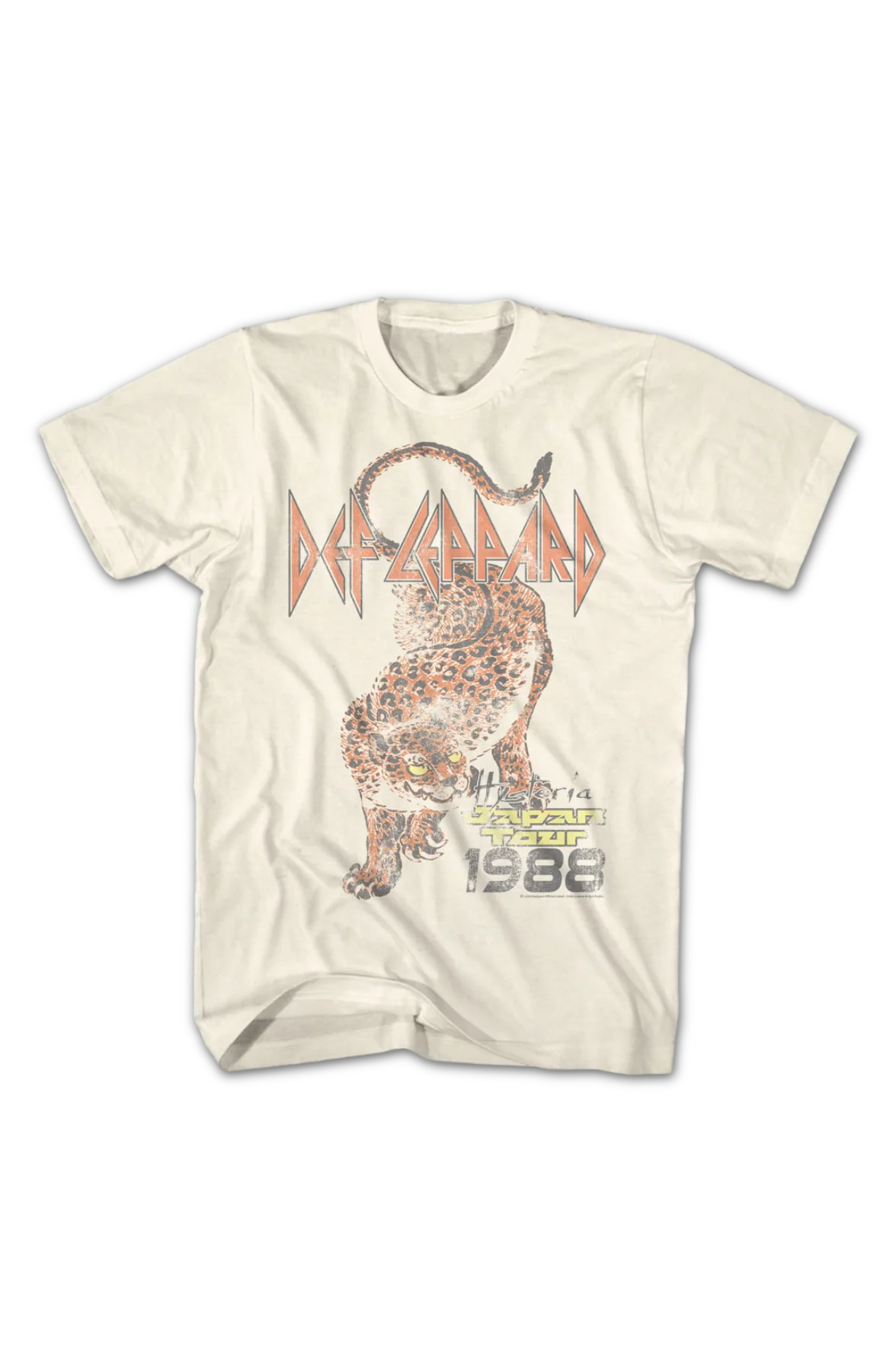 Hysteria Japan Tour 1988 Def Leppard T-Shirt - Image 2
