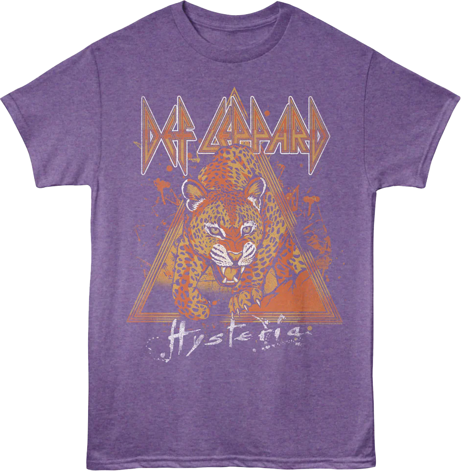 Hysteria Leopard Def Leppard T-Shirt