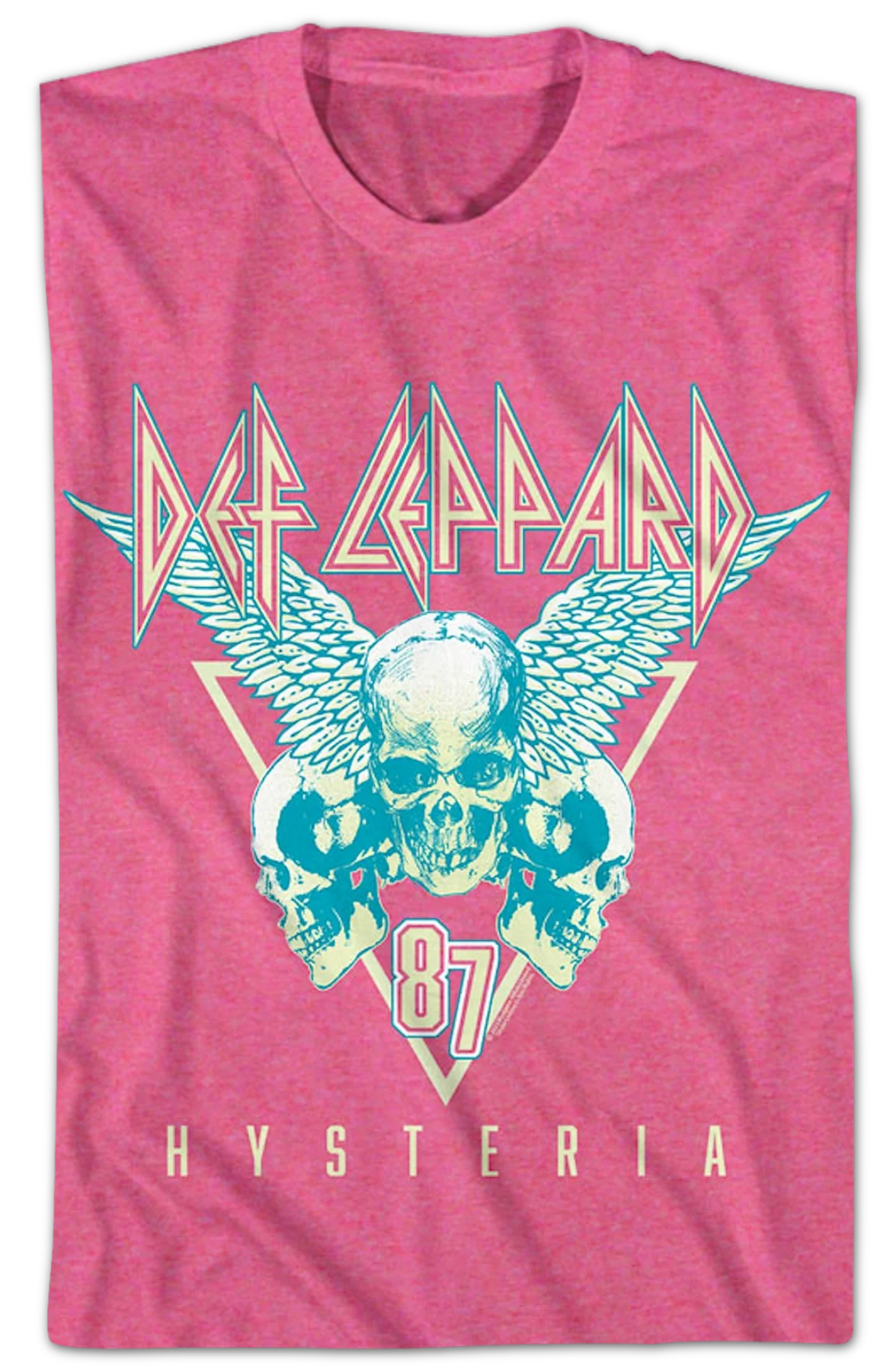 Hysteria Skulls Def Leppard T-Shirt - Image 2