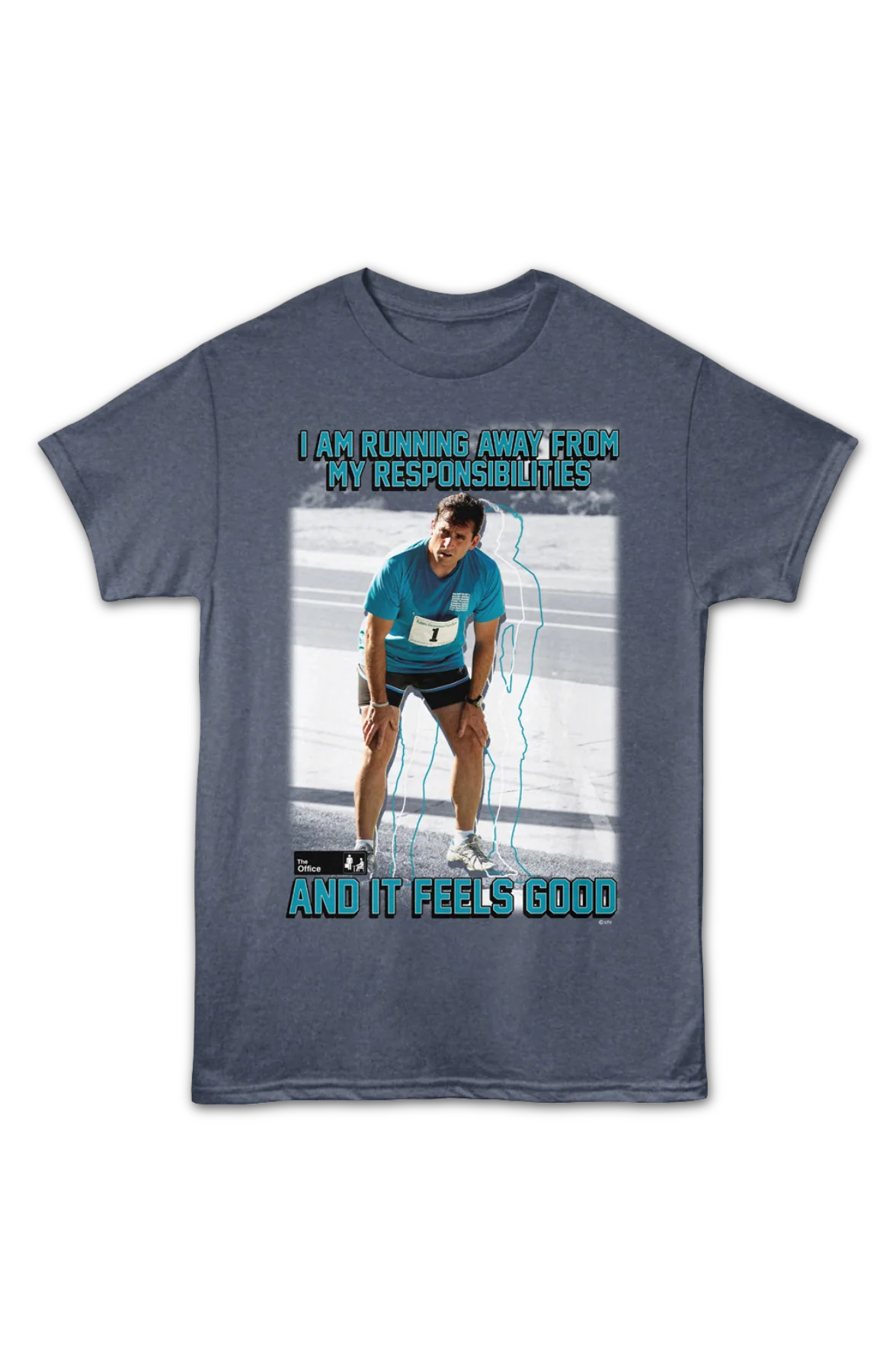 I Am Running Away From My Responsibilities The Office T-Shirt - Image 2