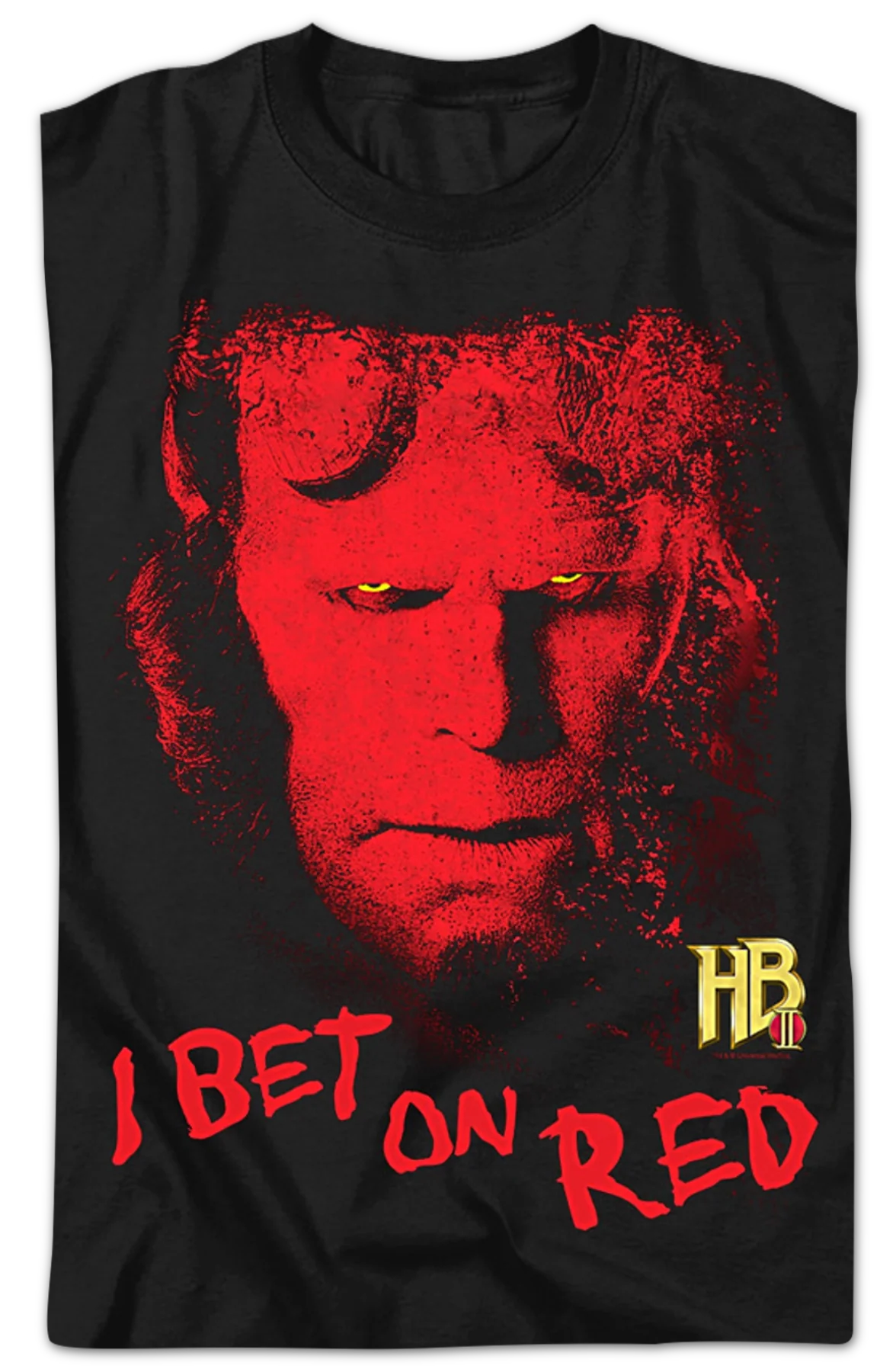I Bet On Red Hellboy T-Shirt - Image 2